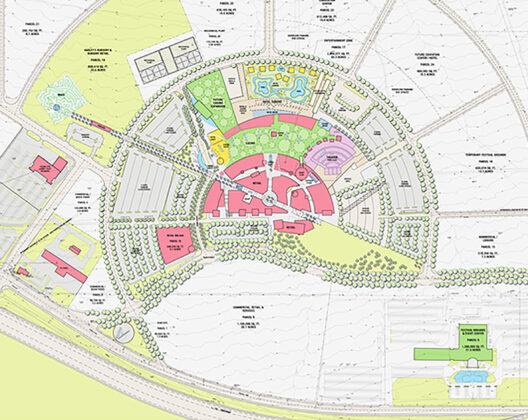 Tribal economic development, a partial, view, for Morongo reservation lands.