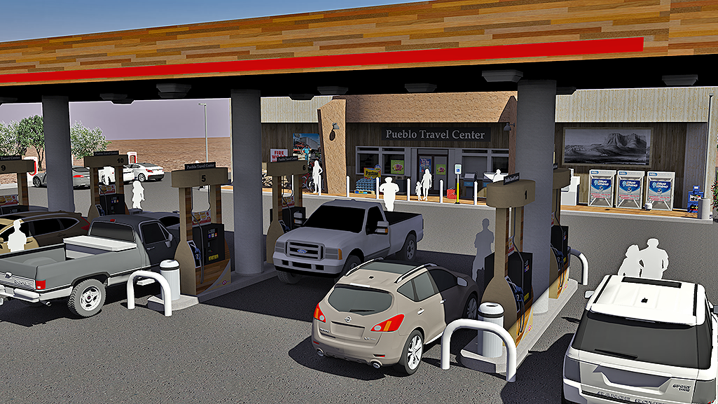 Tribal convenience c-stores gas stations and truck stop travel centers